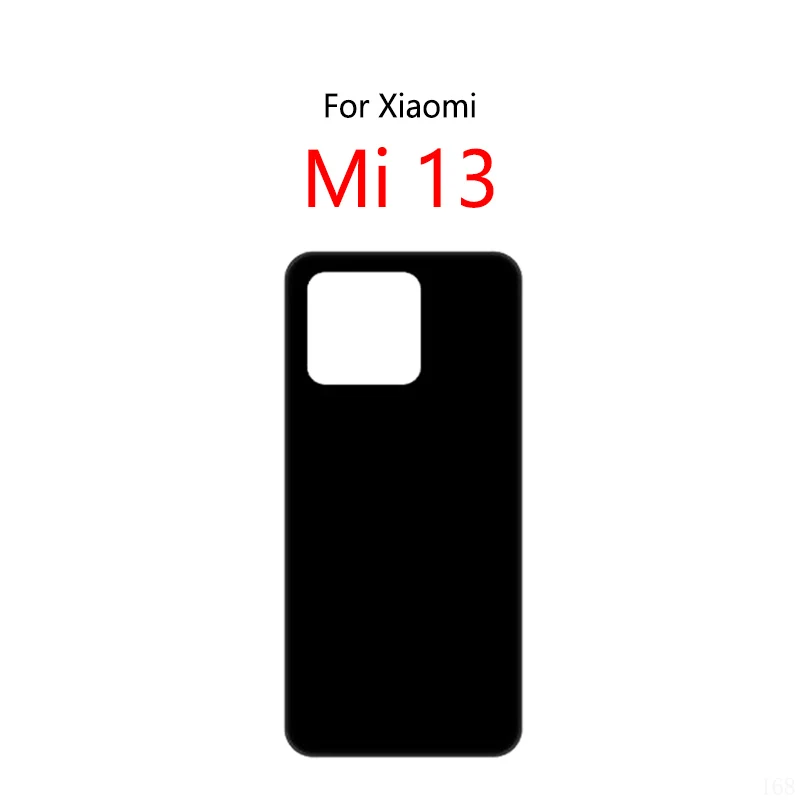 Battery Back Cover For Xiaomi Mi 13 Glass Panel Housing Battery Cover Rear Case