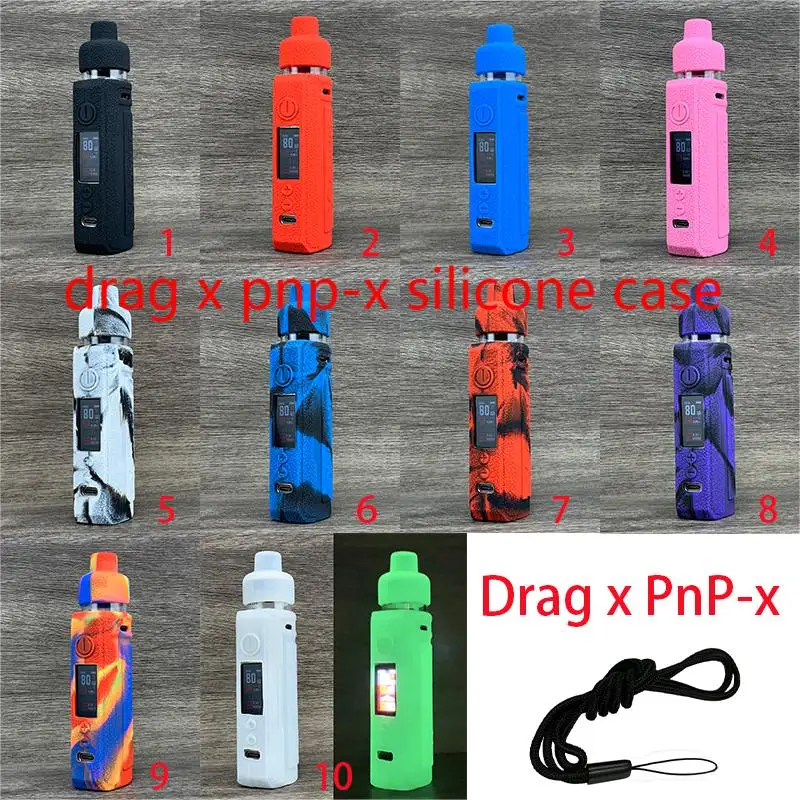 Funda de silicona para Drag x pnp-x, funda protectora de goma suave, carcasa de piel, 1 unidad