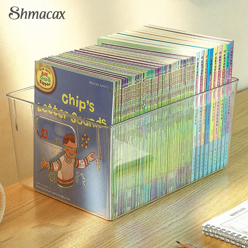 1pc Plastic Crisper Transparent Box Refrigerator Crisper Storage Box Cosmetic Storage Kitchen Acrylic Desktop Storage Box