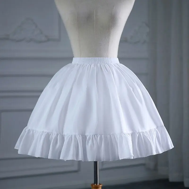 Viele Stile Blumenmädchen Petticoat Unterrock Cosplay Party Kurzes Kleid Jupon Fille Lolita Ballett Tutu Rock Enaguas Sottogonna – Detail 12