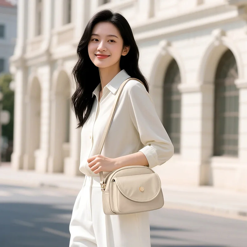 حقائب كتف كروس صغيرة عصرية من GOLF للنساء حقيبة كروس صغيرة كاجوال خفيفة الوزن ومتعددة الطبقات #6