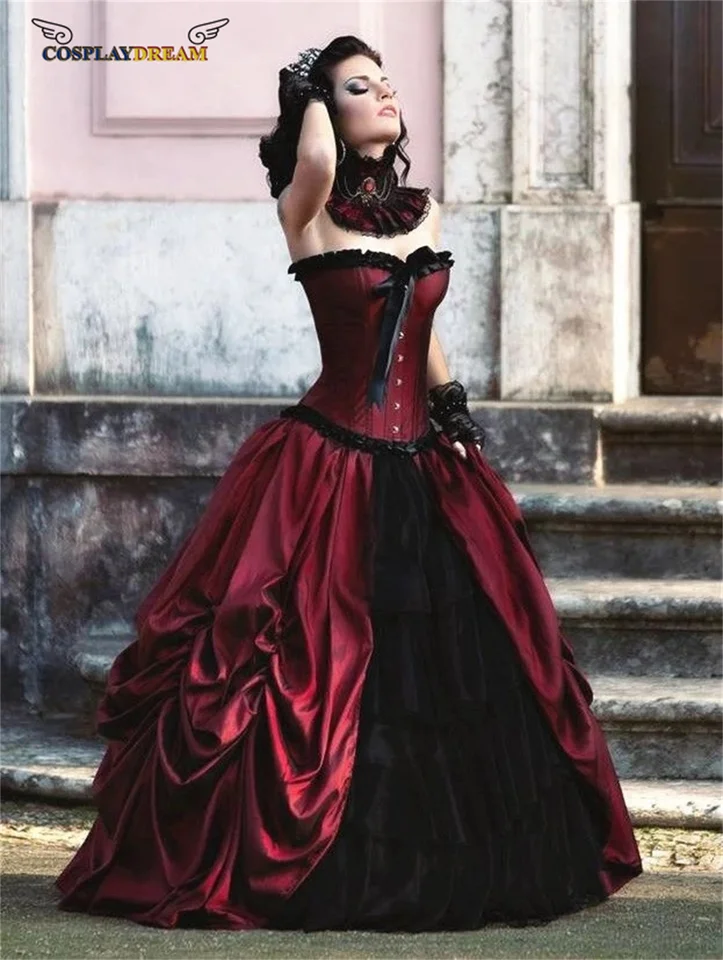 corset goth prom dress Gothic Black Corset Prom Dress Ballgown with Mesh Tulle - $131.9832 #MX16127
