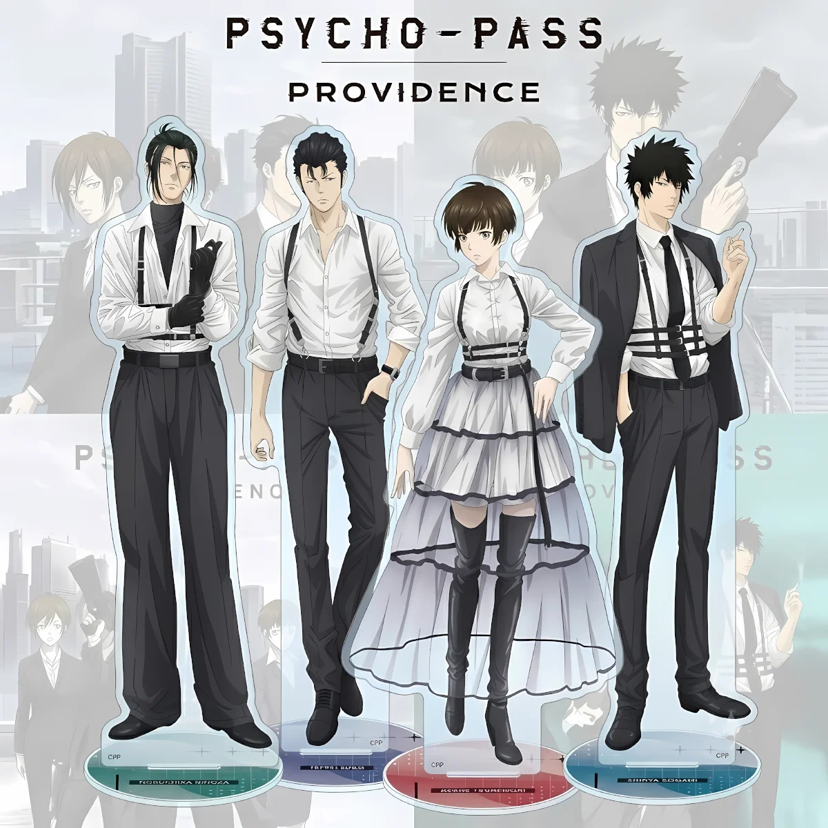 Anime PSYCHO-PASS PROVIDENCE Acrylic Stand 15cm Aki Gno Holiday Halloween Gift Anime Fan Desktop Display Ornament Keychain