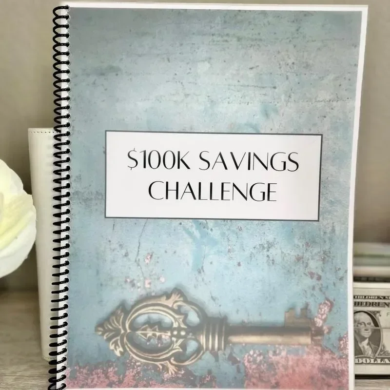 Savings Challenge Book, 100 Envelope Money Savings Challenge, Saving Challenge Book, Budget Planner Book for Budgeting, Money Or