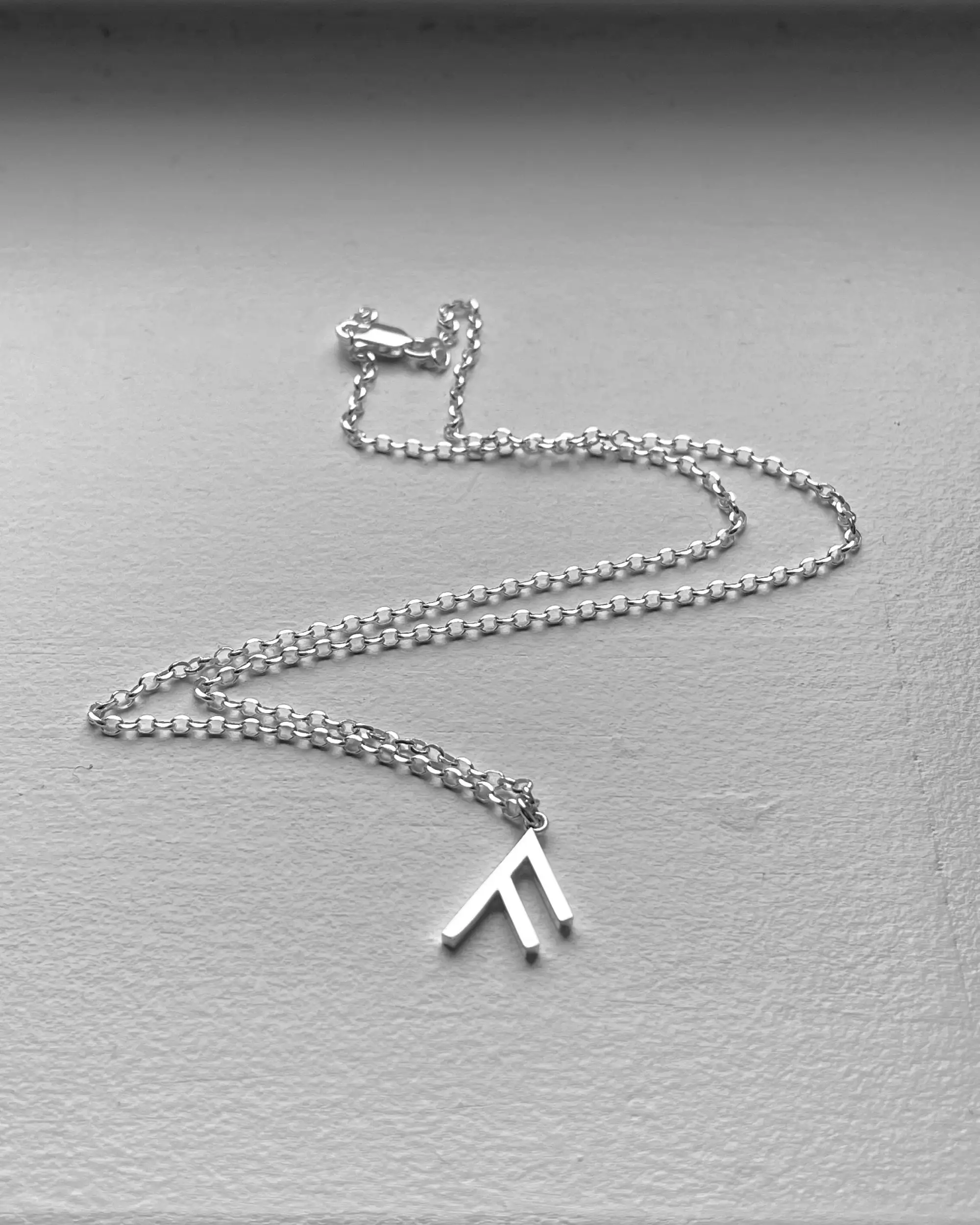 Stainless Steel necklace For Women Rune Amulet Small Charms Pendant Necklace Stainless Steel Norse Viking Runes Collection