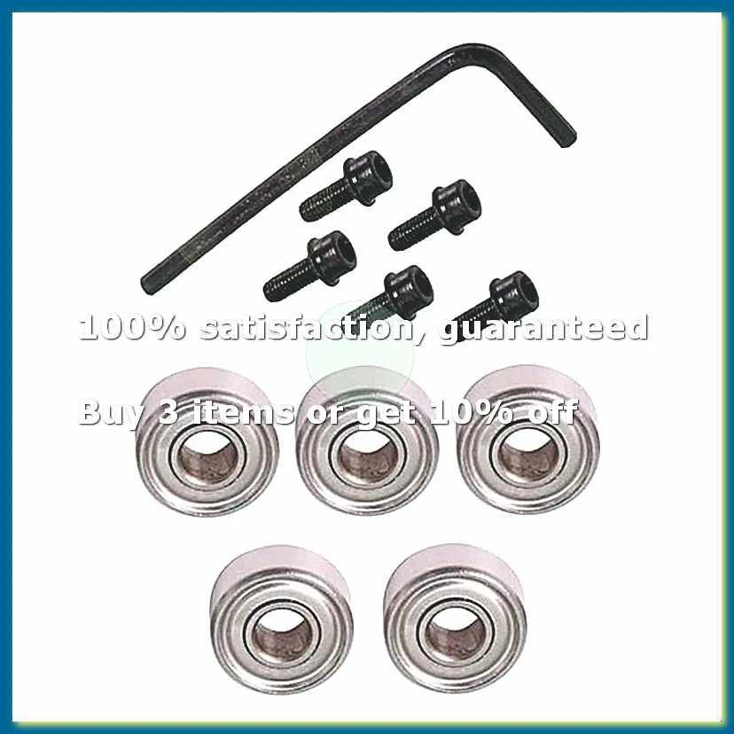 ●Top Bearing Router Bit Cutter Head Bearing Set Ball Bearing Accessories Kit Inner 4.76mm Outer 12.7mm