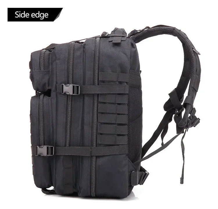 45L Taktische Rucksäcke für Männer, Reisetaschen, Outdoor 3P Schulrucksack, EDC Molle Rucksack für Trekking, Jagdtasche, Campingausrüstung – Detail 9