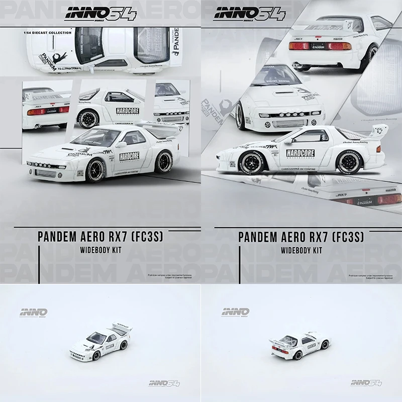 Inno Op Voorraad 1:64 Lbwk F40 Tokyo Auto Salon 2024 Diecast Diorama Auto Model Collectie Miniatuur Speelgoed