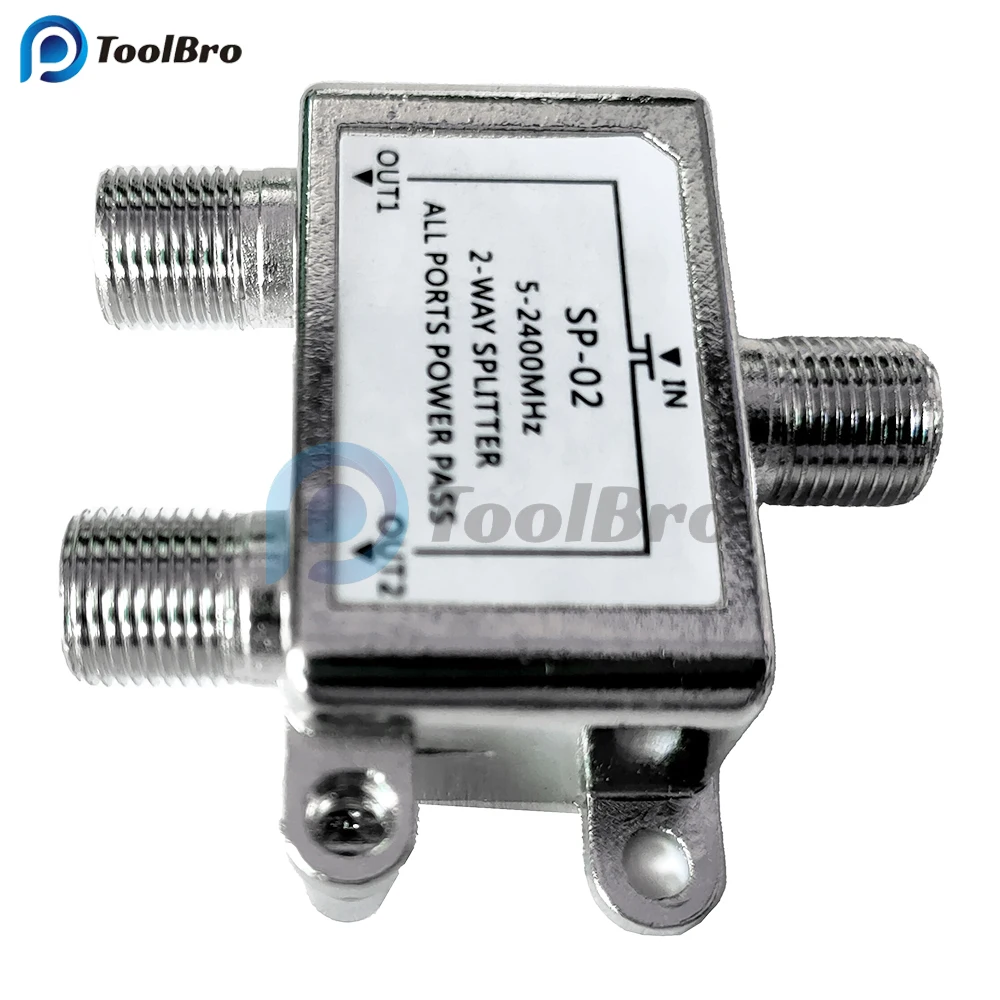 Imagem -04 - Way Satélite Splitter 52400mhz Digital Coaxial Cabo Splitter Conector Distribuidor para Satv Catv 2