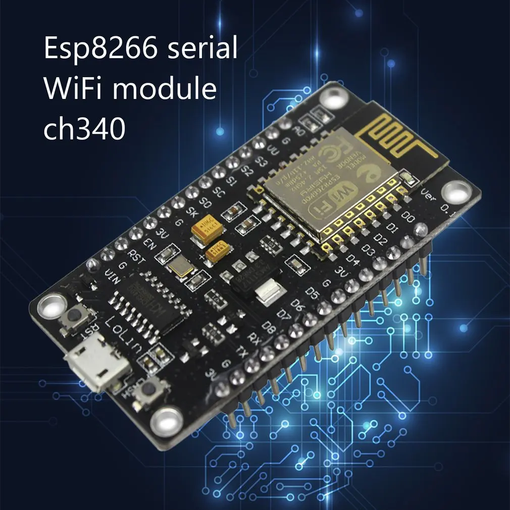 Wireless ESP8266 Module NodeMcu V3 CH340 Lua WIFI Internet Of Things Development Board With Pcb Antenna And USB Port For Arduino