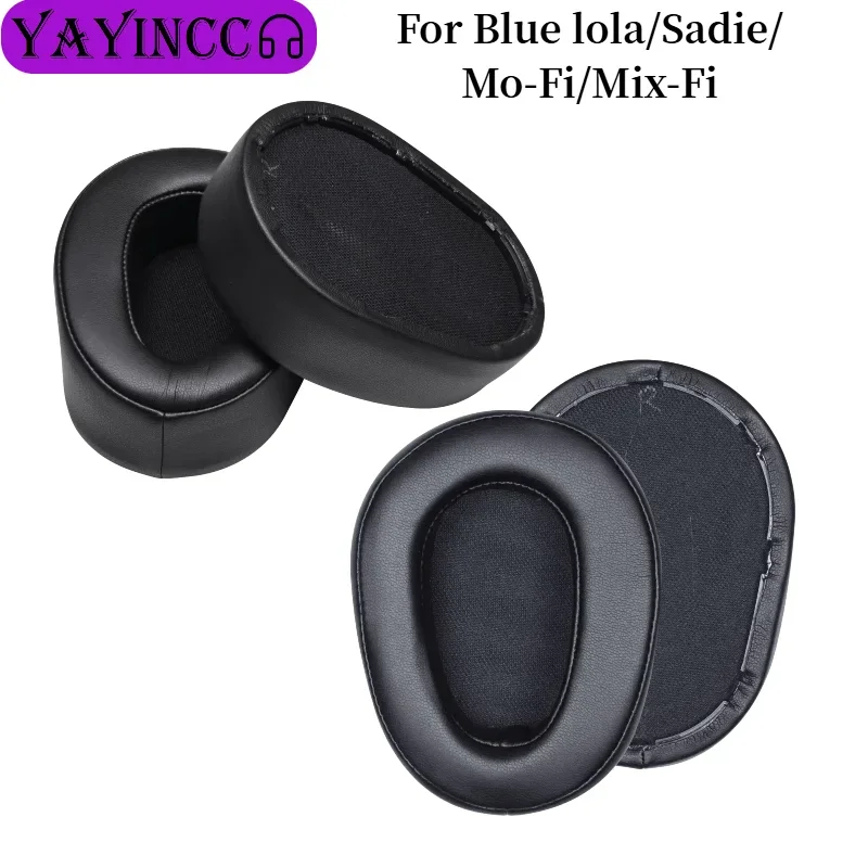 

Replacement Softer Protein Leather Memory sponge Earpads Ear Pads Cushions For Blue lola/Sadie/Mo-Fi/Mix-Fi Headphone
