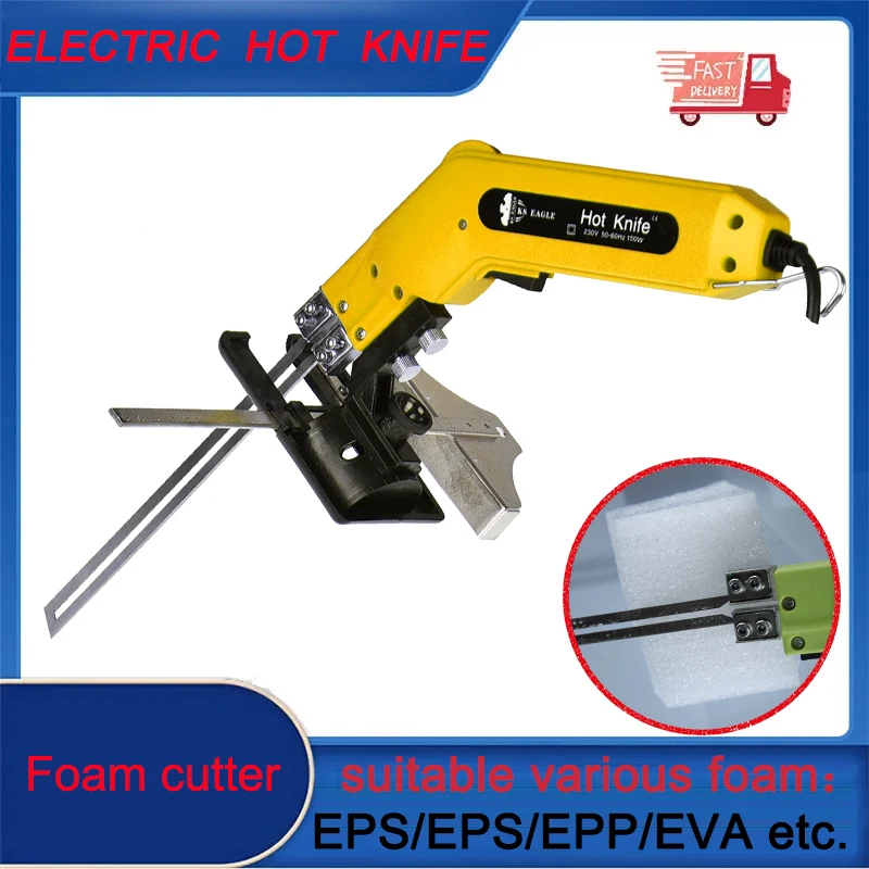 Handheld Portable Polystyrene Foam Cutter Hot Knife Cutter KT Board Cutter EPE Cutting Foam Board Slotting Electric Cutter Knife