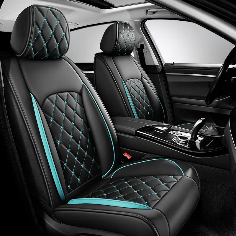 Luxury Leather Car Seat Covers for Hyundai Sonata Genesis G80 G90 Grandeur HB20 Ix20 I20 I10 Matrix Rohens Tucson 2019 Veracruz