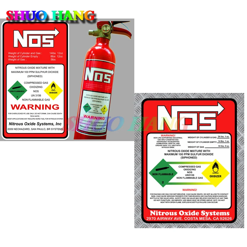 NITROUS OXIDE NOS OXYDE DRIFT TURBO JDM Car Sticker Vinyl Auto Parts Window Trunk Wall Decor Decal PVC