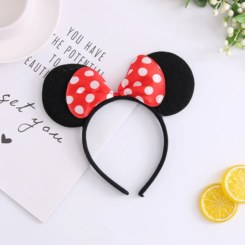 

Disney Korean cute internet celebrity Minnie headband bow headband cartoon children's performance couple hair accessories