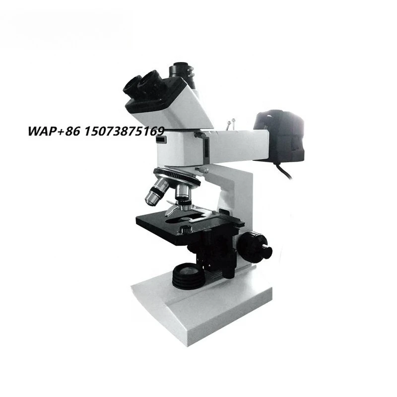 Microscope Manual Optic Alignment Angled Viewing Adjustable Moving Platform Biological Testing Device Microscope for Lab