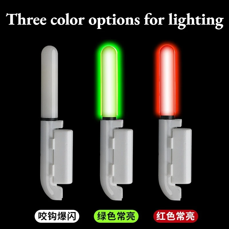 2026 Clip-on Gravity Sensor Rod Tip Light Dual Color Switch Waterproof Portable Sea Cast Rod Night Fishing Indicator Lamp