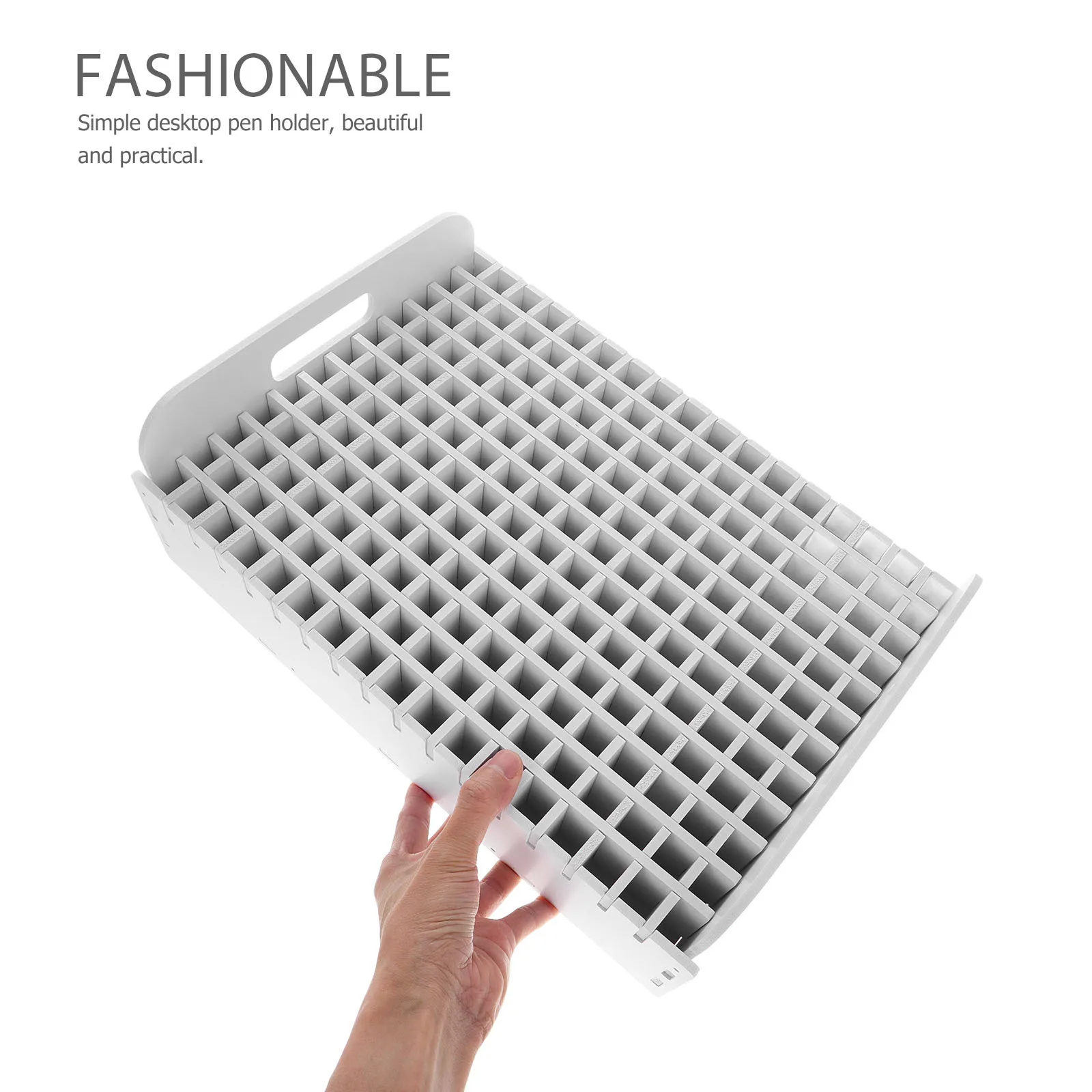 Tempat Pena Organizer Spidol 204 Lubang Penyimpanan Meja Multifungsi untuk Perlengkapan Seni Kelas Anak-anak Organizer Alat Tulis