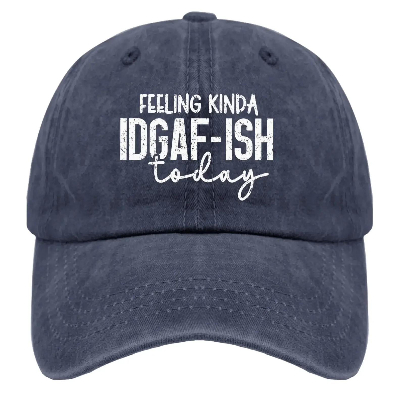 Feeling Kinda Idgaf Today Trucker Hat Womens Men Sun Hats Baseball Caps Gifts for Man Sports Outdoor