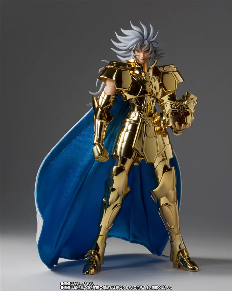 In Stock BANDAI Saint Cloth Myth EX 24K Electroplated Gemini SAGA Kanon Anime Saint Seiya Action Figure Collection Model Toy Kid