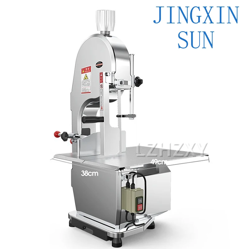 Automatic Bone Cutter Commercial Bone Sawing Cutting Machine Pork Ribs Frozen Pork Trotters Bone Steak Cutting Machine 220V