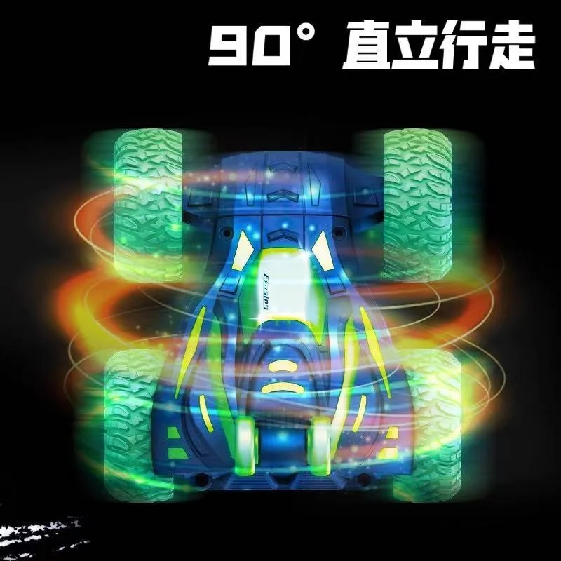 Ferngesteuertes Stunt-Autospielzeug für Kinder – elektrisches Wäschelauto mit Spinn-, Kletter- und Ladefunktionen, perfektes Geburtstagsgeschenk für