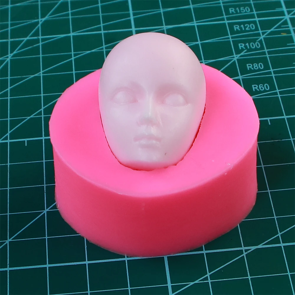 Man boy Face Silicone Mold Chocolate Molds Fondant Cake Decorating Tools clay/rubber Soap Moulds F0868