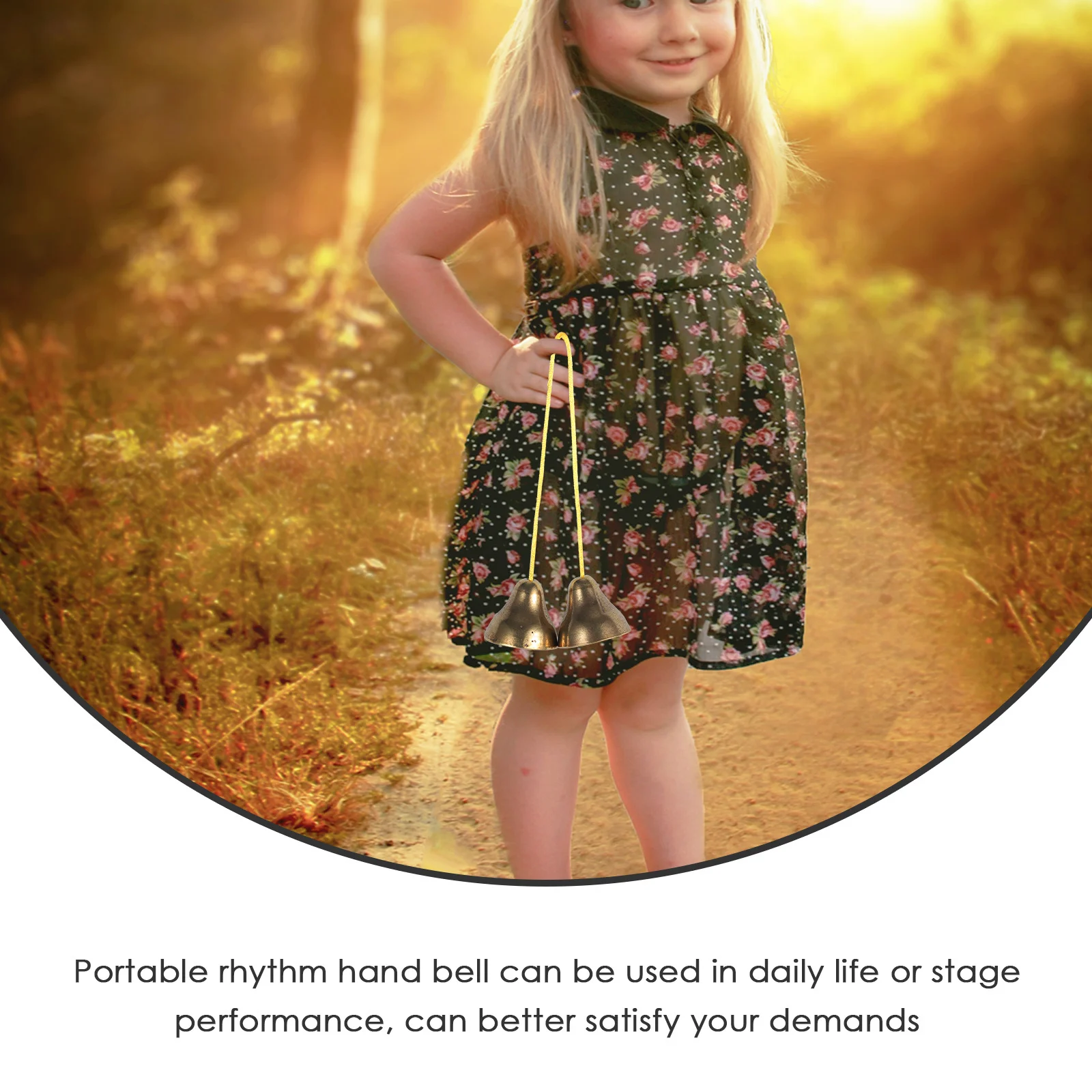 

Vintage Hand Cymbal Bell Metal Cymbals Rhythm Instrument Durable Brass Melody Performance Religious Gift Cymbal Bell