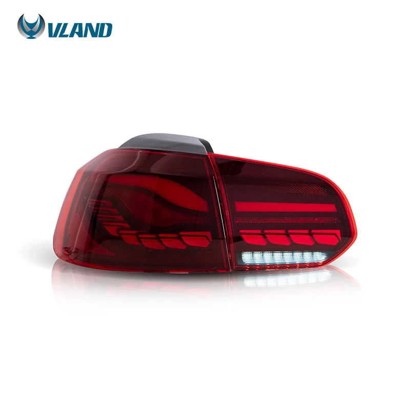 VLAND LED Taillights Assembly Rear Tail Lamp 2008-2013 2014 For Volkswagen Golf mk6 VW mk6 golf r20 gtd gti