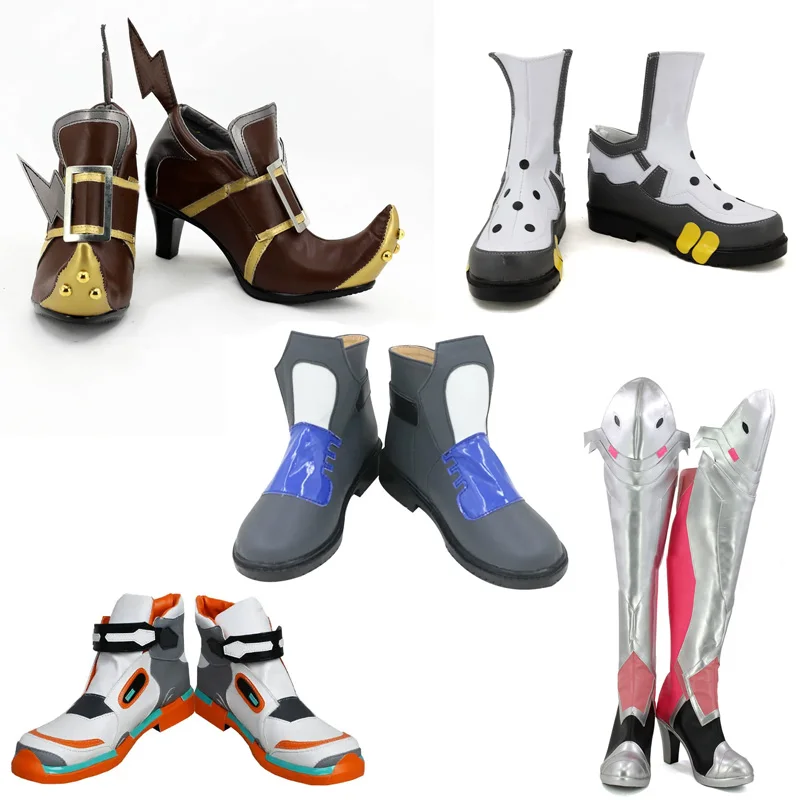 

Game Cos Tracer Genji Juno Pink Mercy Ziegler Hanzo Ana Boots Cosplay Shoes Tair made