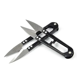 Portable Embroidery Sewing Tool Snips Thrum Thread Cutter Mini Scissors Hand Set U Type Fishing Craft tools