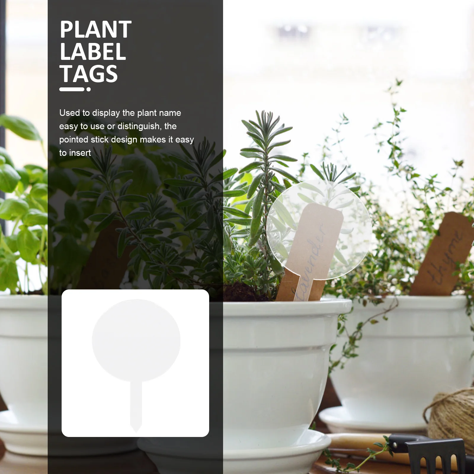 

15 шт. этикетки для растений, акриловые прочные садовые маркеры для овощей, цветов, суккулентов, идентификация имени растений, акриловые этикетки