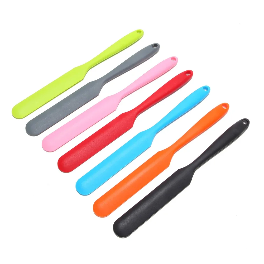 Kitchen Silicone Cream Butter Cake Spatula Scraper Cake Cream Scraper Nonstick Butter Spatula Brush Mixer Cake Baking Tools