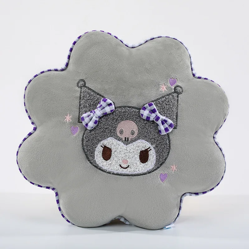 귀여운 산리오 만화 캐릭터 봉제 인형 어린이 생일 크리스마스 선물 네잎클로버 모양 베개 소파 자동차 쿠션 여자아이들이 좋아하는 인형