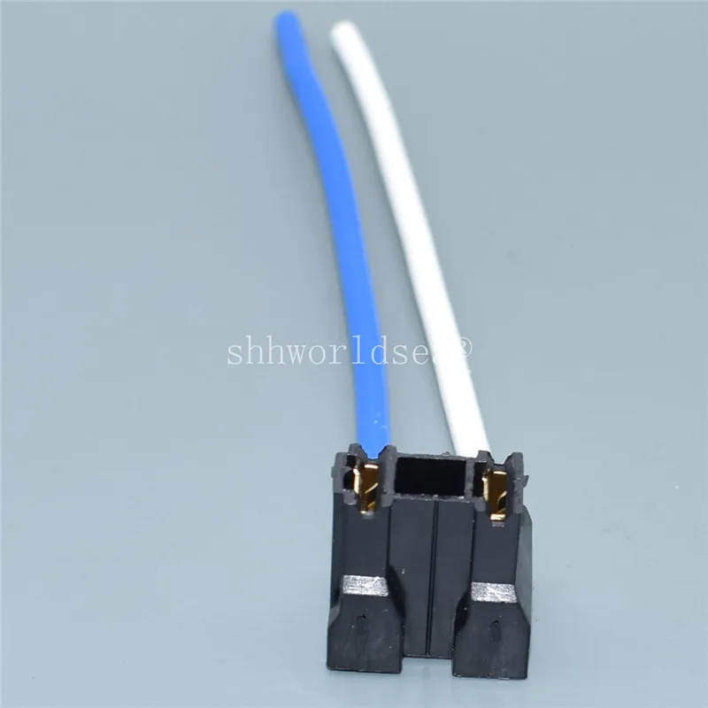 Shhworldsea 2pcs h7 led bulb Ceramic holder car headlight h7 socket adapter for h7 led headlight fog light connector harness