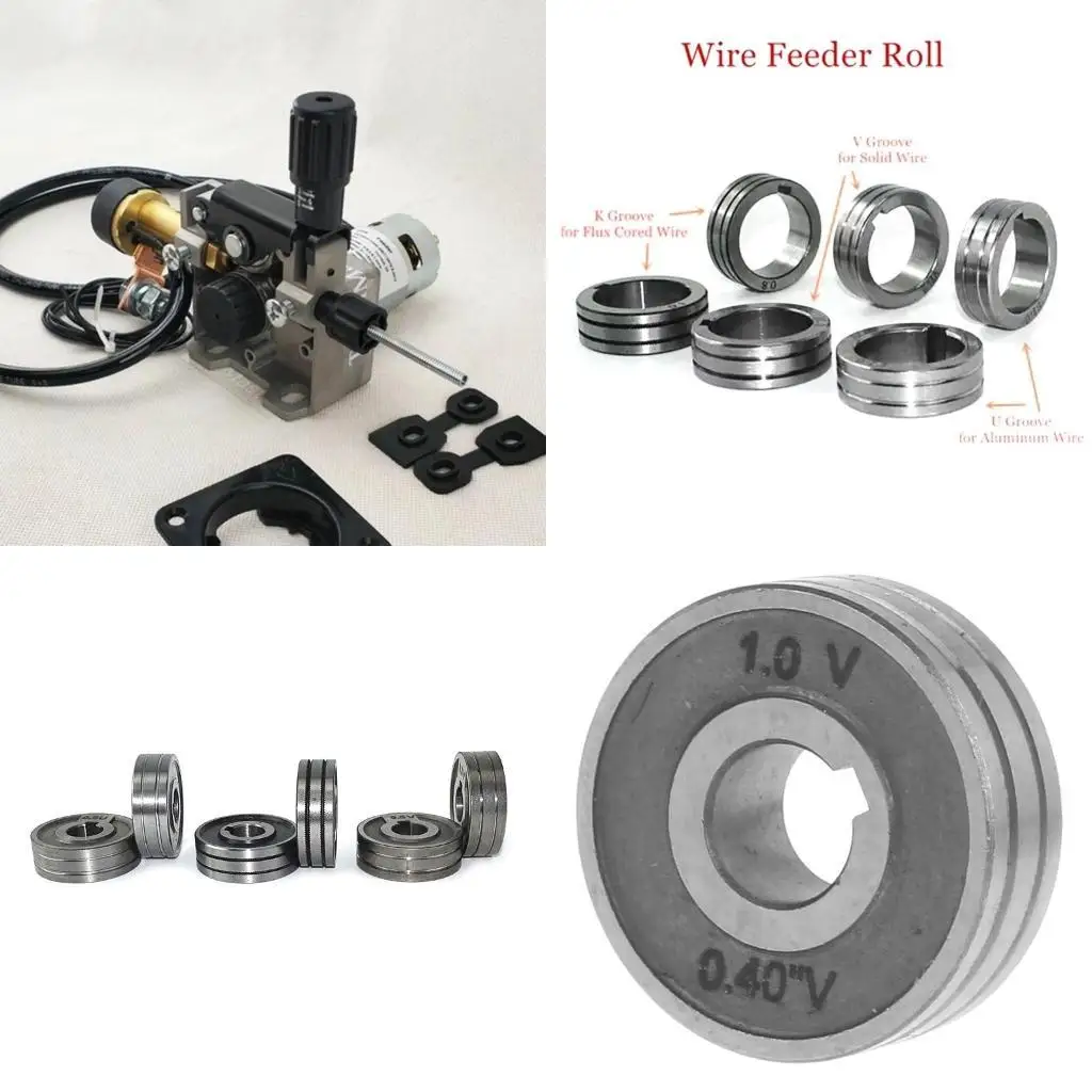 

652F High Strength Wire Feed Roller for Cr-V Steel Wire Feeding Guide Wheel 0.6/0.8/1