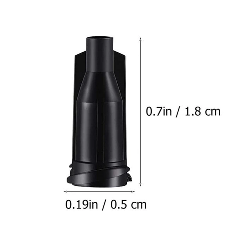 250pcs Tip Caps for Luer Lock, Black Dispensing Needle Tip Cap Caps Plug for Sliding Tip-ROWI