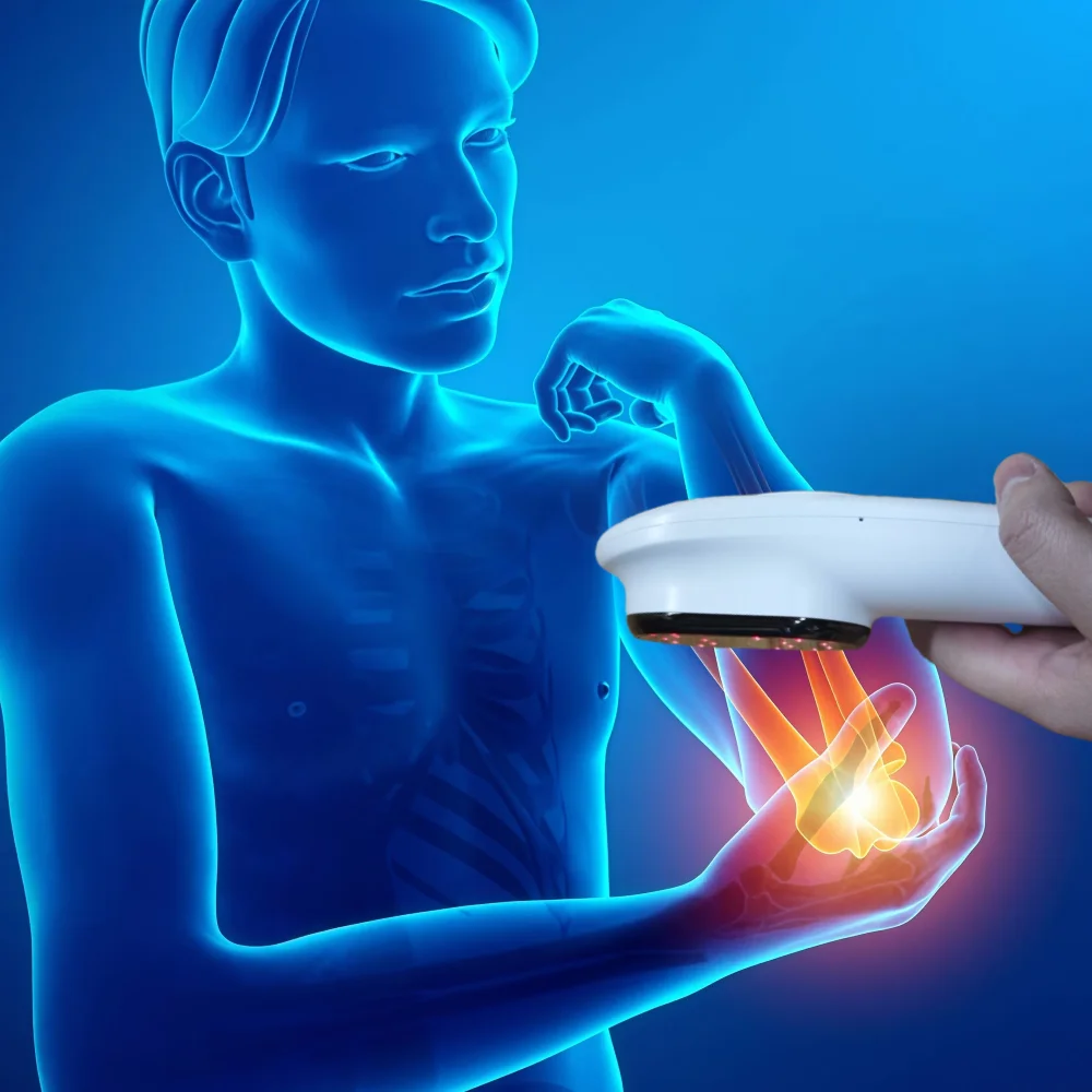 

3x808nm 14x650nm Portable Laser Therapy Device for Pain Joint Relief, Deep for Aches, Neuropathy, High Intensity Muscle Soreness