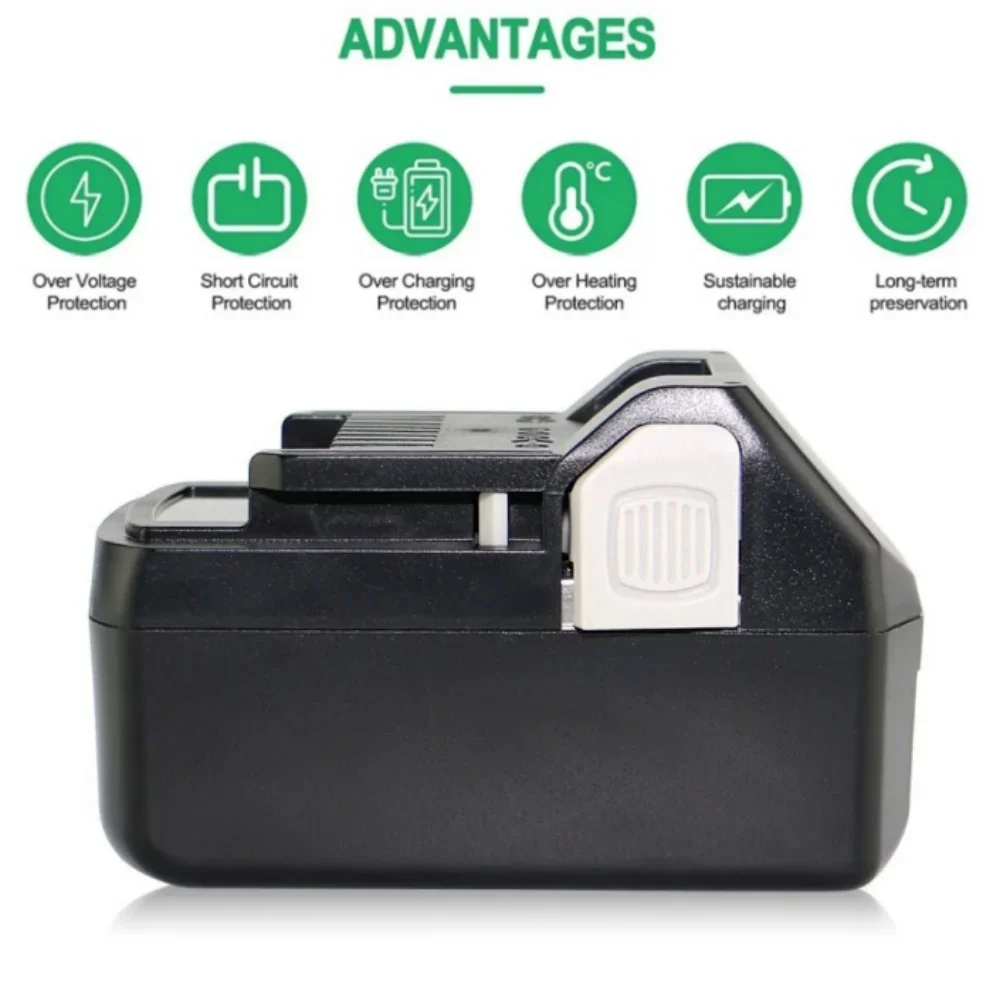 Upgraded Hitachi/HiKOKI 8000mAh 18V Battery for BSL  BSL1850 BSL1860 BCL1815 EBM1830 BSL1840