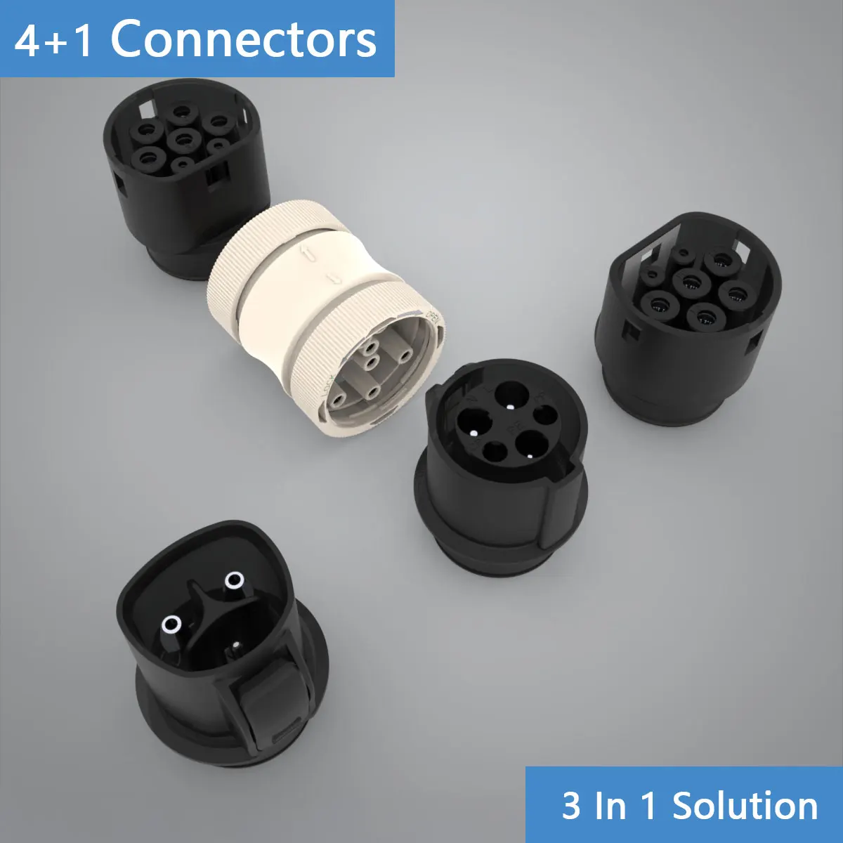 

EVOLADO 3 in 1 EV Adapter Type1/GBT/Tesla Charger To Type 2 Veihcle All Ev Cars