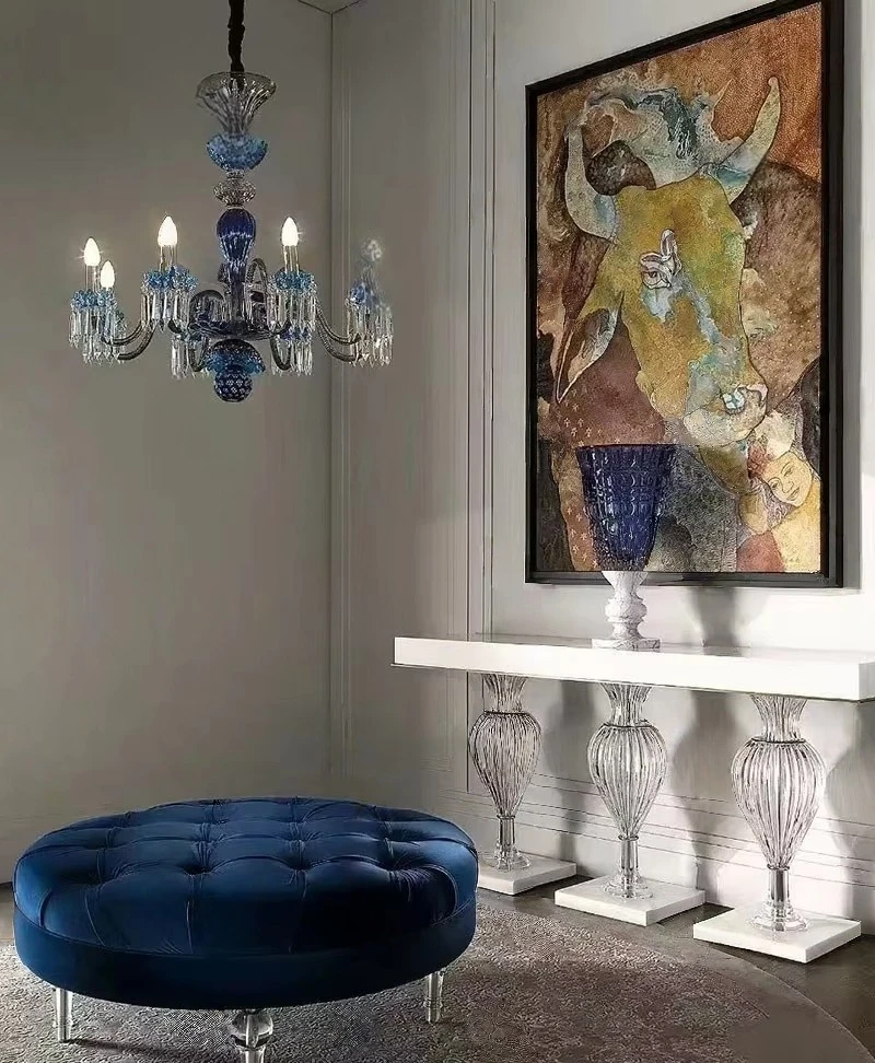 St Louis Crystal Chandelier Lighting For Living Room Gold Hanging Lamp For Dining Room Hall Lobby Kitchen Island Hanging Light