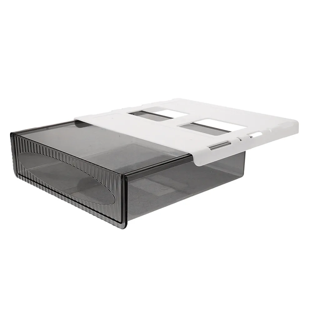 Under Desk Storage Organizer Plastic Hidden Drawer Large Capacity Desk Drawer Attachment Organizer Box for Home Office Supplies