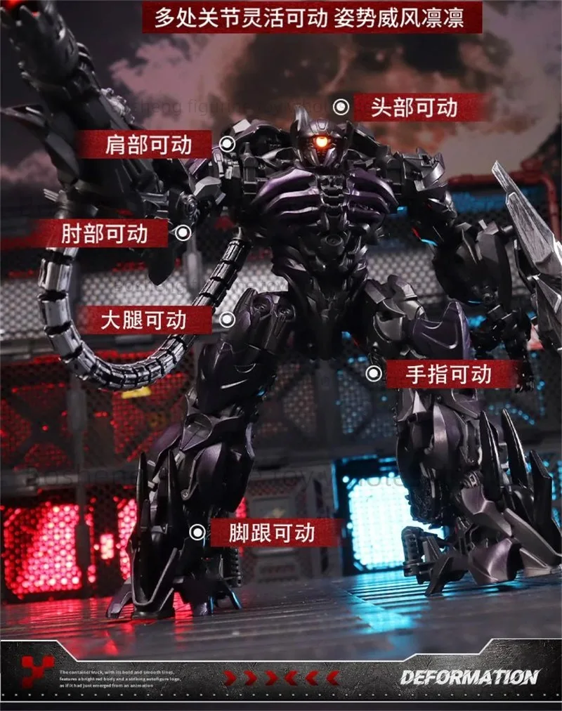 【NA STANIE】JINKE MODEL Transformowalne Zabawki Figurka Akcji Shockwave Robot Zabawki