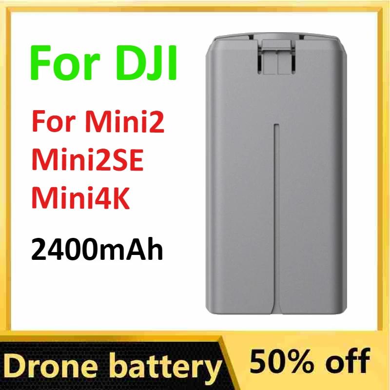 

Rechargeable Batteries for DJI Mini2 Mini2SE Mini4K Drone Battery Charger 2400mah Intelligent Flight Battery Accessories