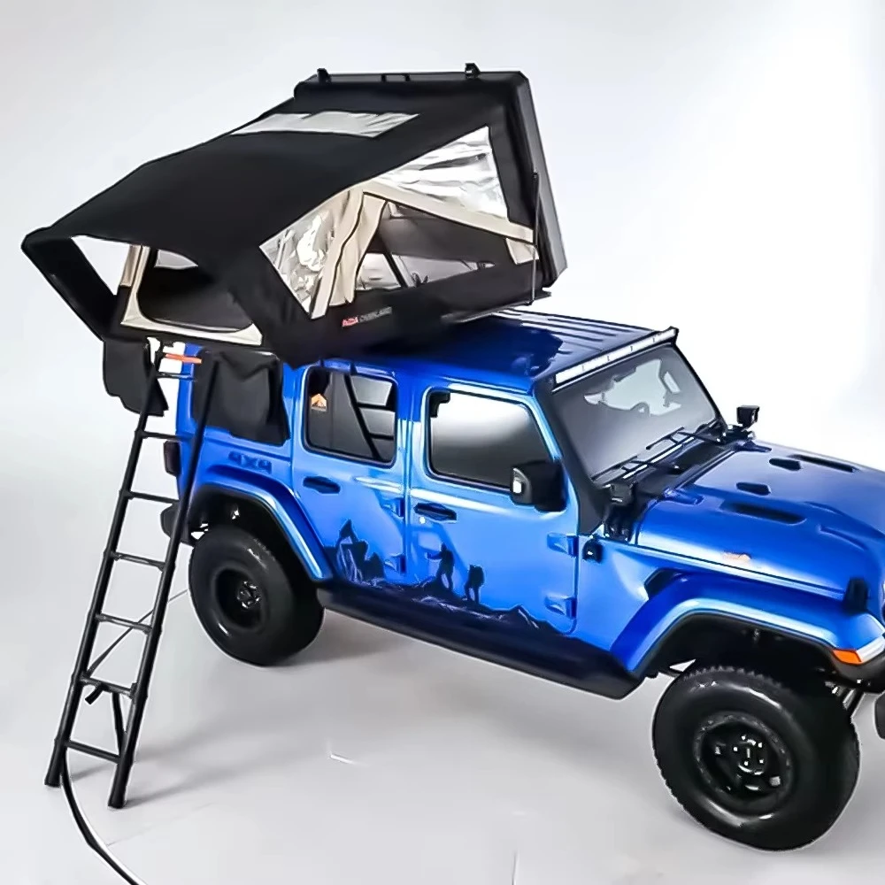 ADA OVERLAND Camping Car Roof Top Tent With Aluminum Shell Waterproof Camping Tent Quick Open Design 4X4 Accessories