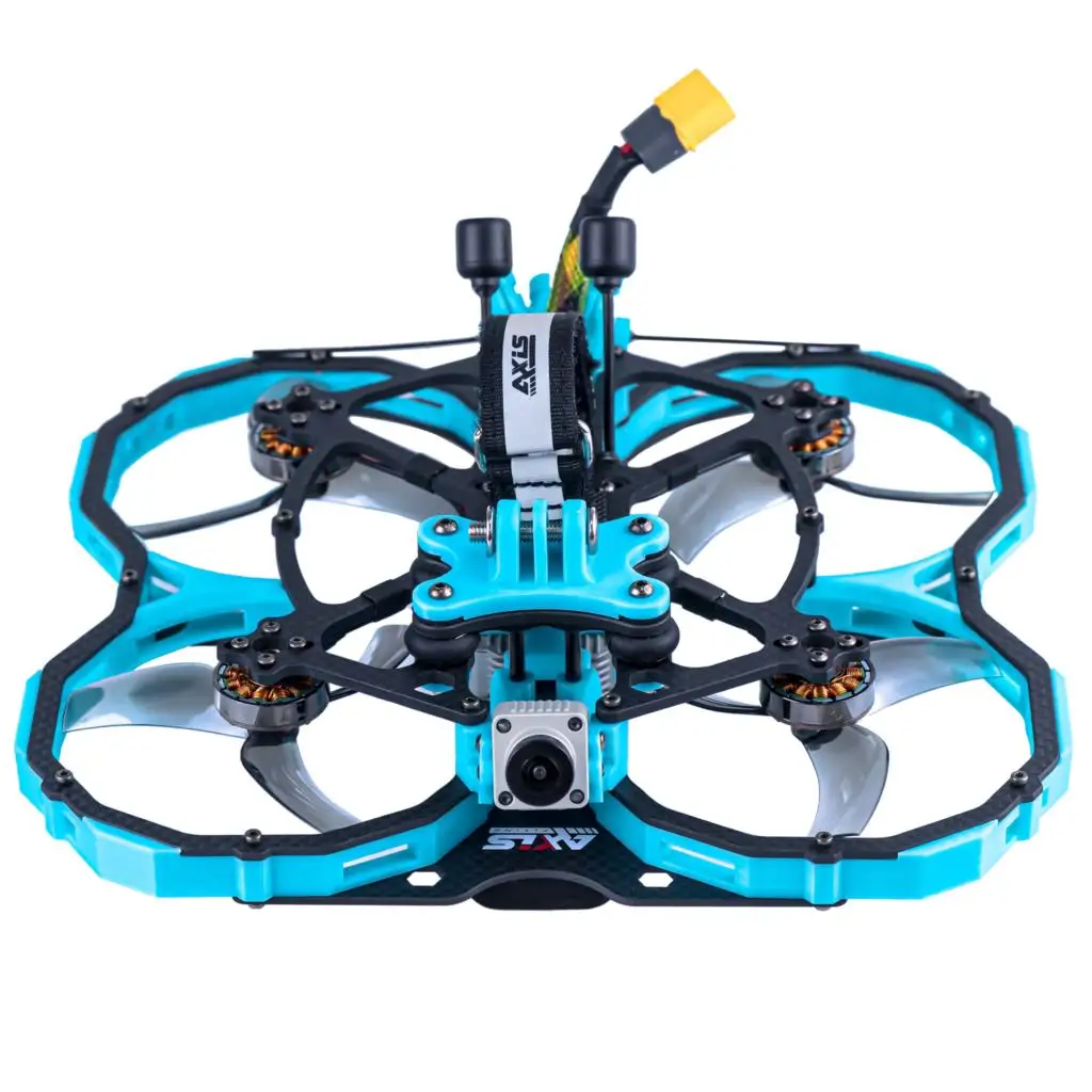 Axisflying Blue Cat C35 HD Analog 152mm F7 AIO 40A ESC 6S 3.5 Inch Cinematic FPV Racing Drone  DJI Air Unit Nebula Pro HD System