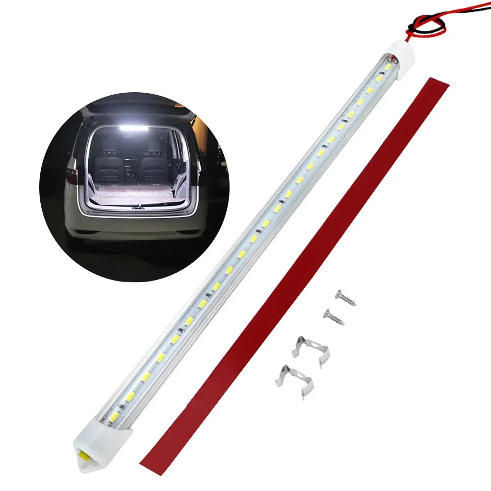 12-80V 24/36 LED Car Interior Light Lamp Strip Bar on/Off Switch for Van Lorry Truck Camper Caravan Camping RV Caravan