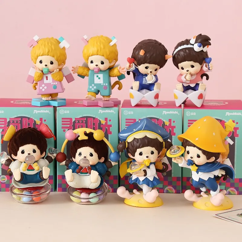 Kawaii Anime Mengqiqi Cute Looking for Time Series Blind Box Cartoon Doll Desktop Decorations Birthday Gifts Christmas Gifts