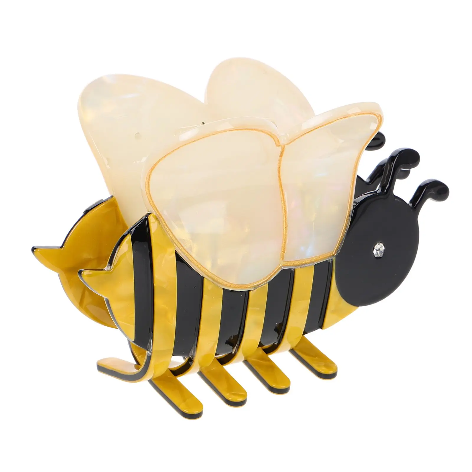 Cartoon Hairpin Claw Clips Thick Hair Banana Bee Accessories Honeybee Design Hair Clip Fun Animal Clips