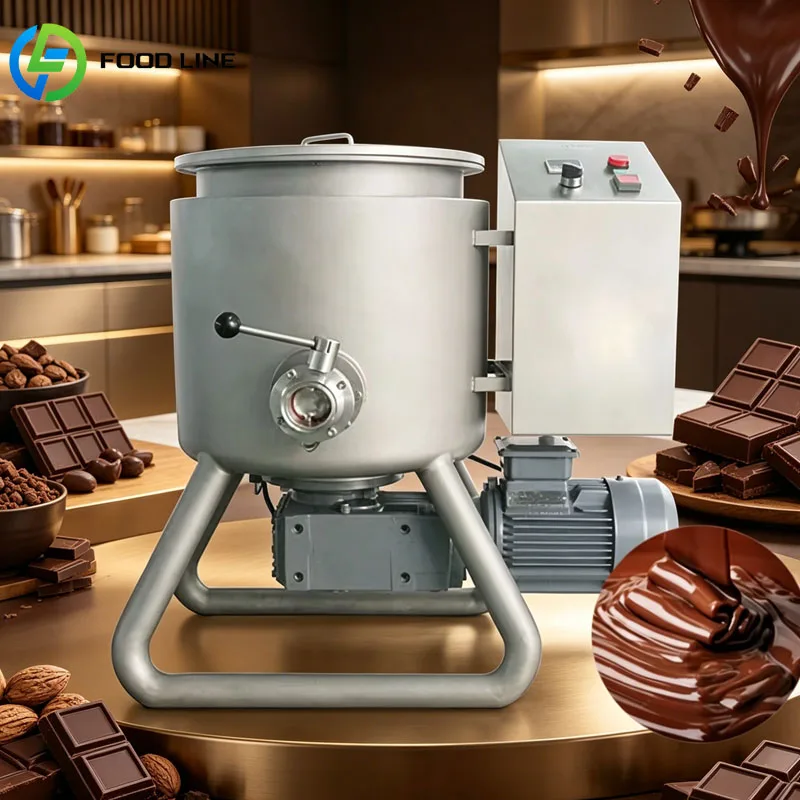 Chocolate Ball Mill Grinder Machine Industrial Cocoa Conching System for High Quality Smooth Chocolate Production Customized